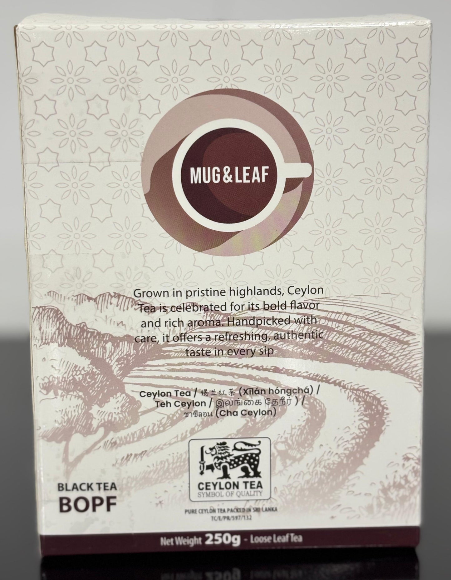 Mug & Leaf Ceylon BOPF Loose Tea 250g