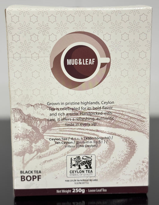 Mug & Leaf Ceylon BOPF Loose Tea 250g